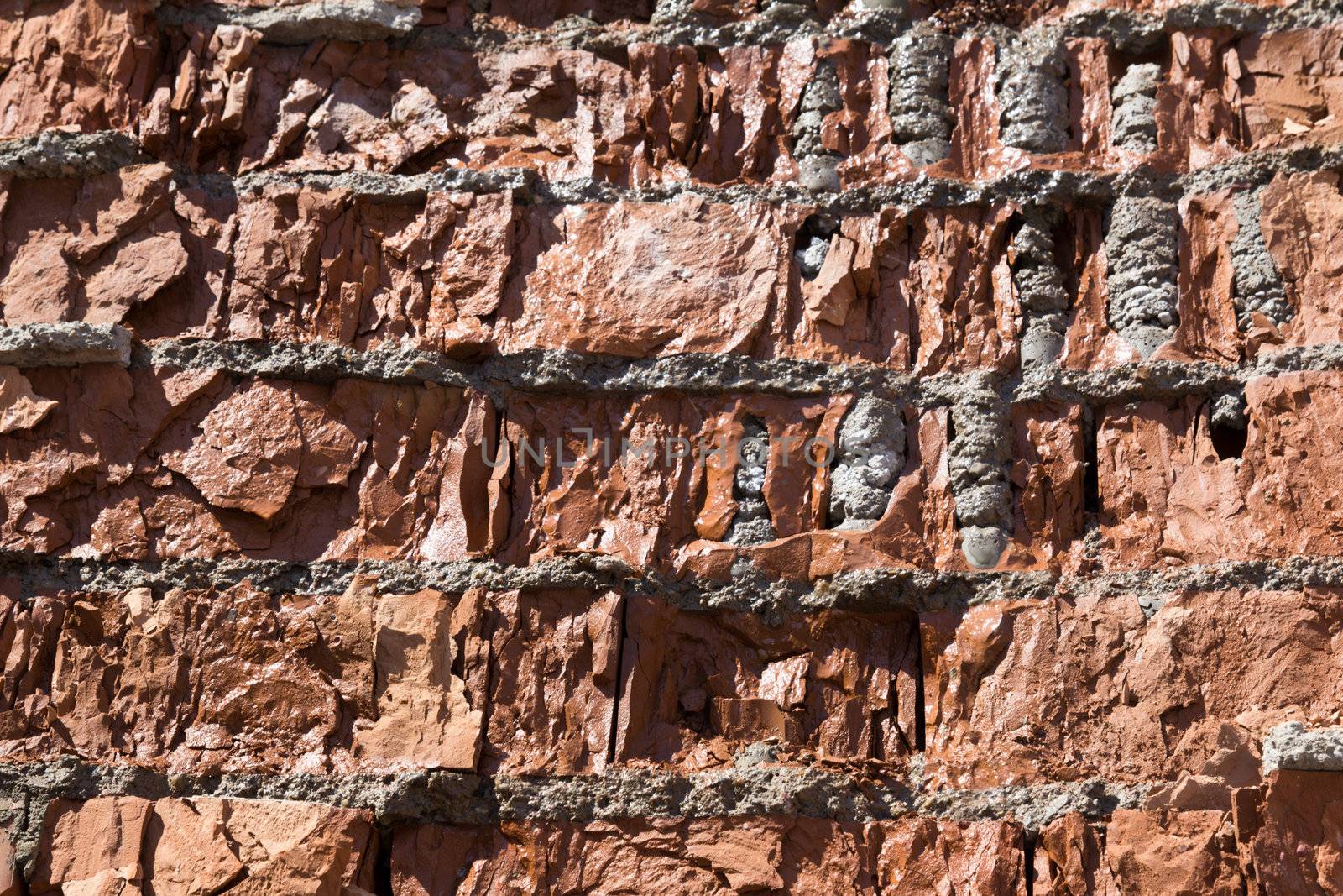  Background of brick wall texture 
