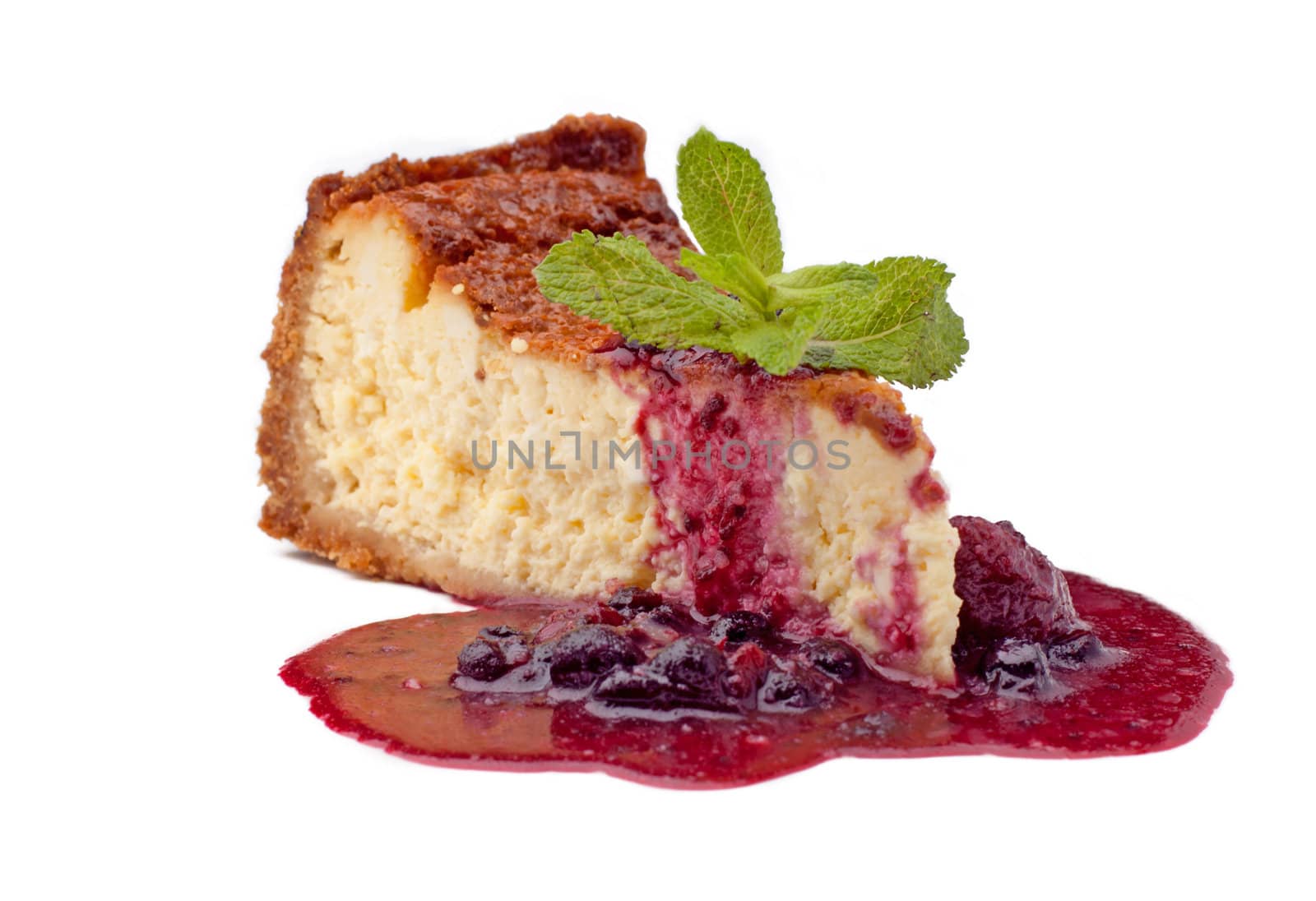 cheese cake with jam by IuraAtom