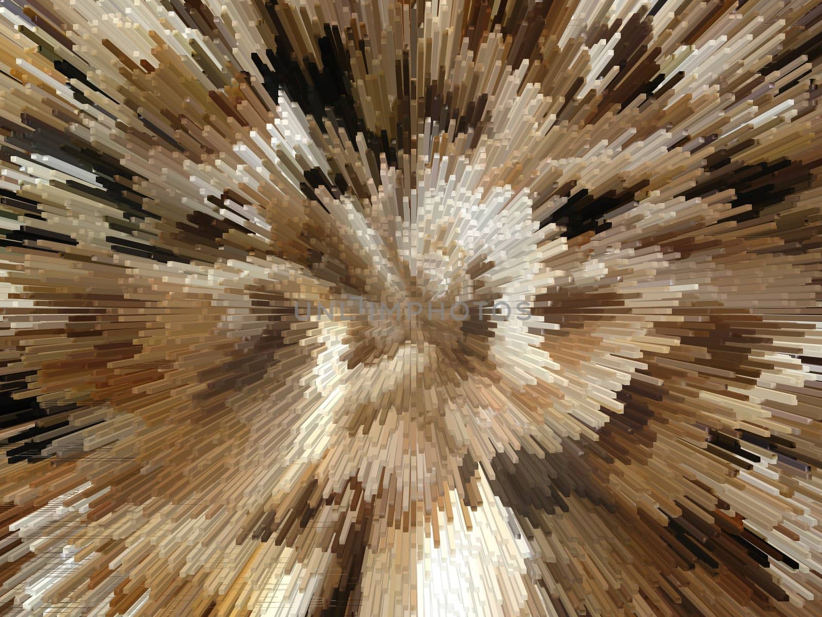 image of unusual brown and white explosion