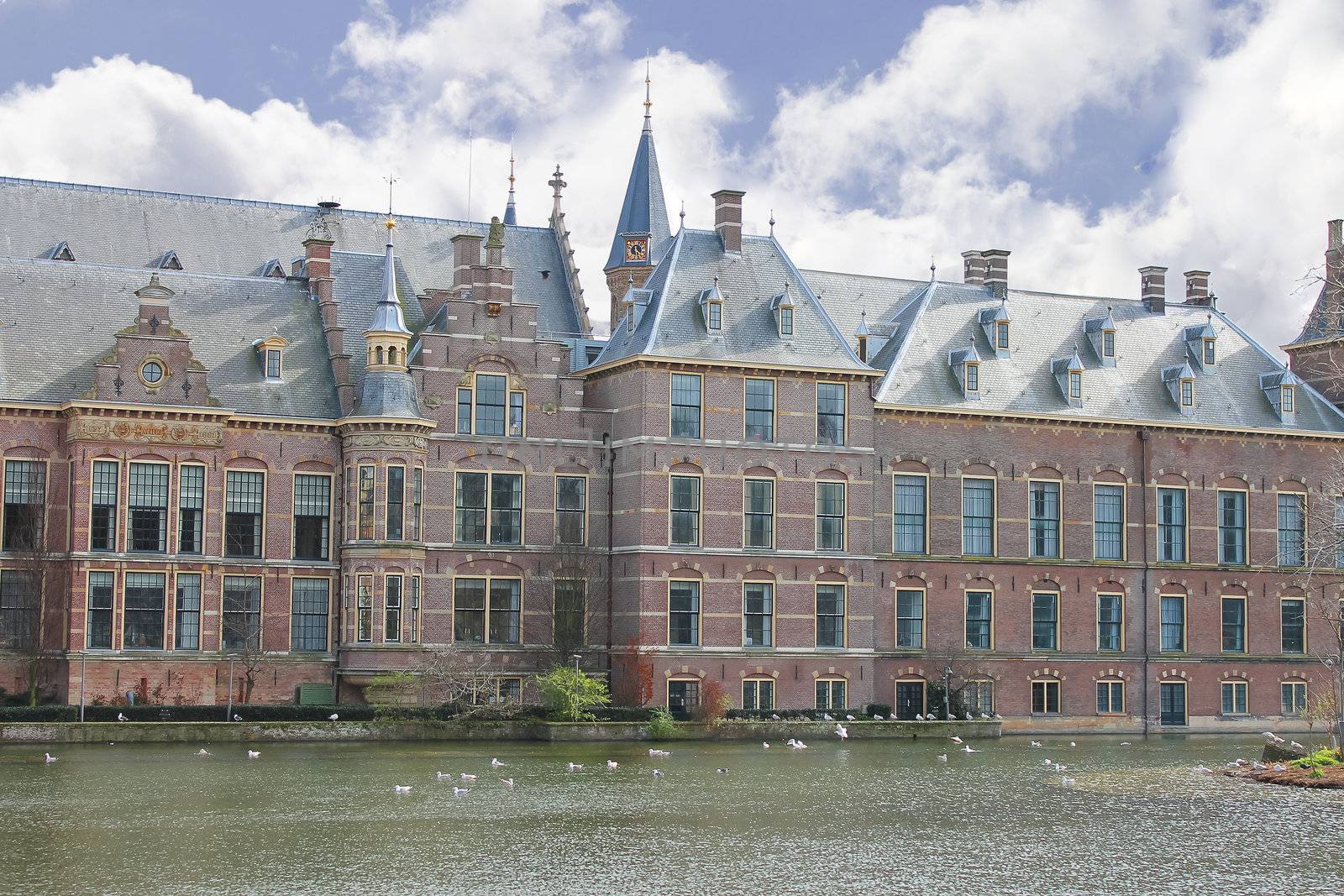 Binnenhof Palace in Den Haag,  Netherlands. Dutch Parlament buildings