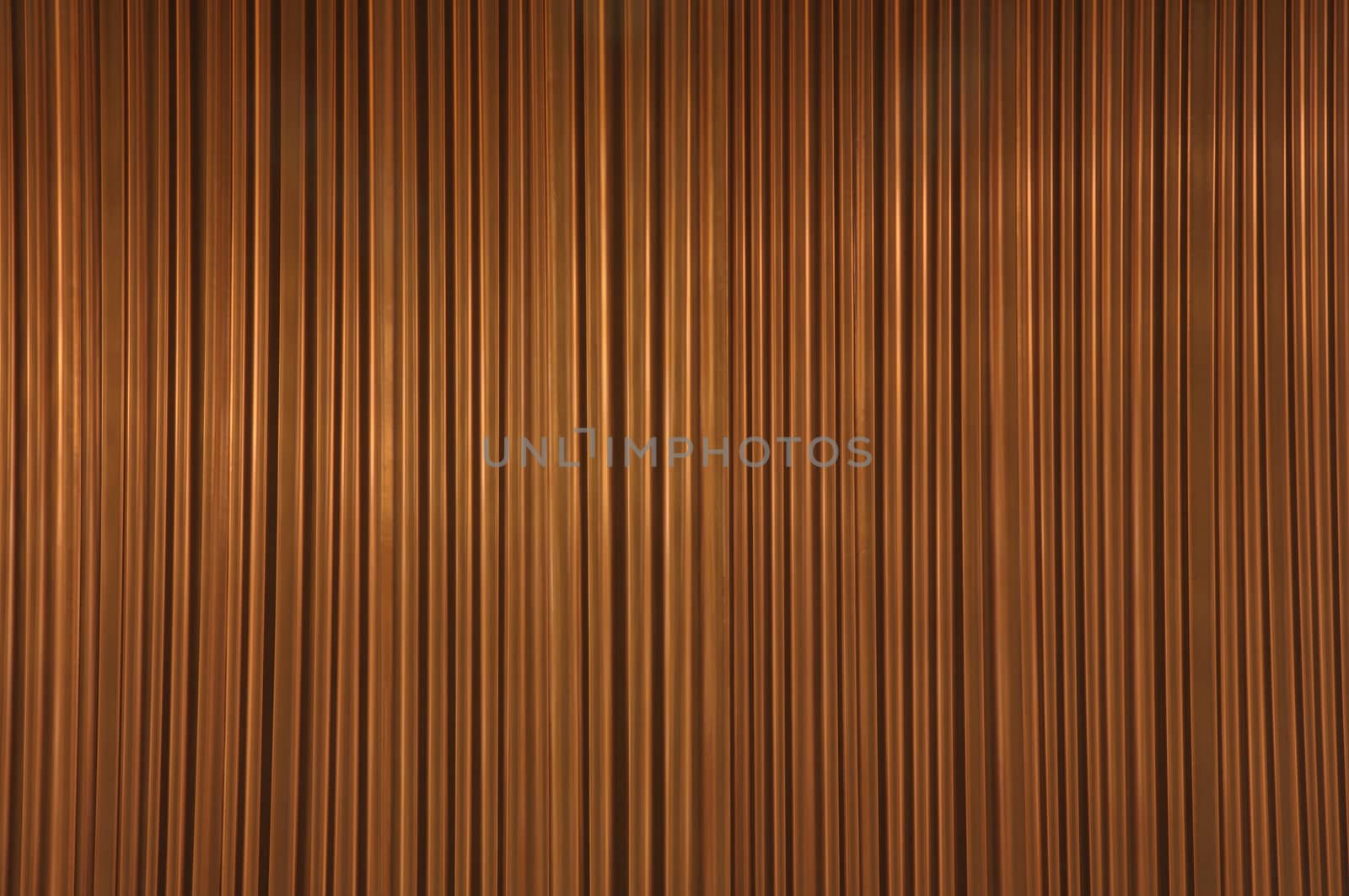Bronze curtain background with vertical lines