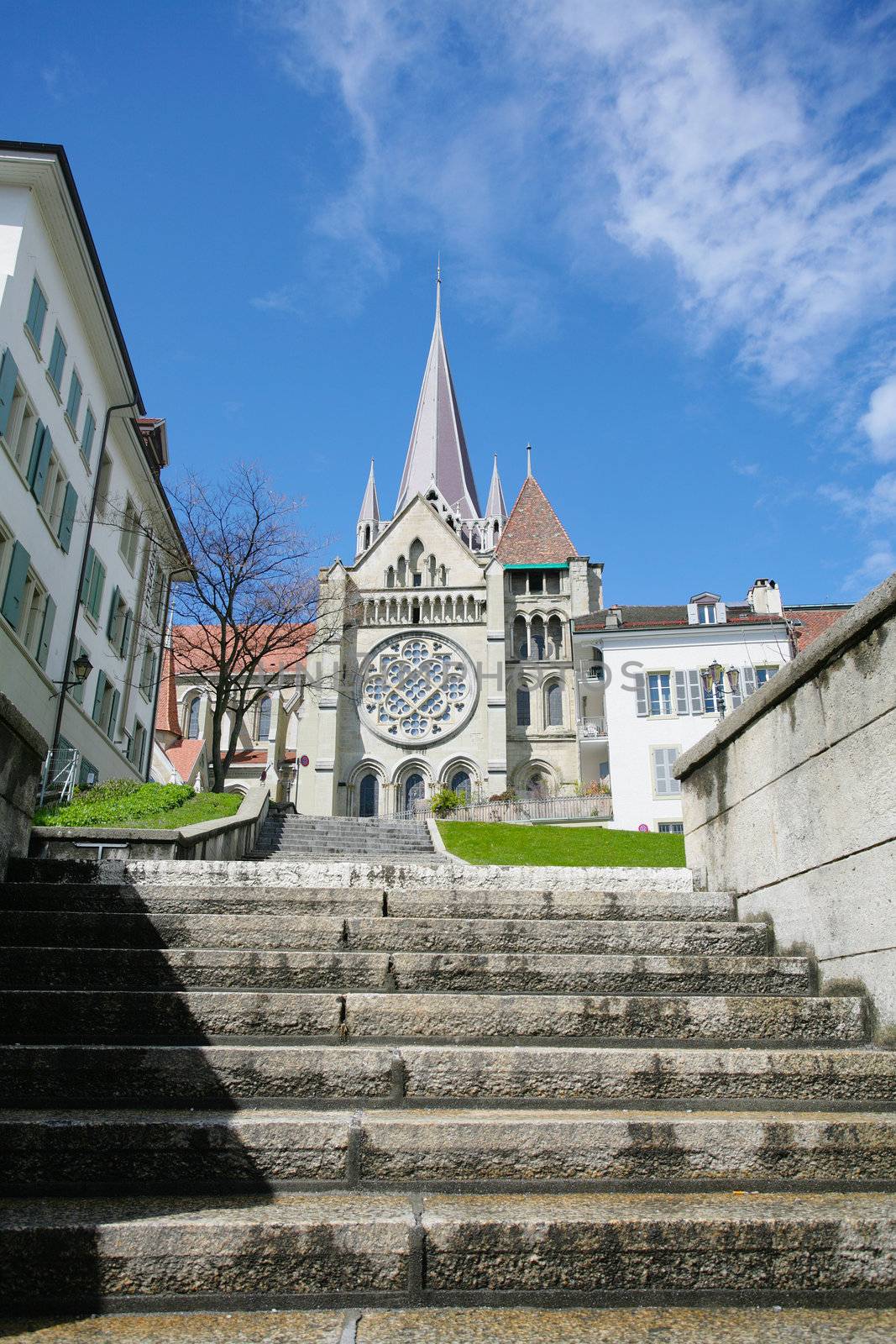 Cathedral of Lausanne Switzerland by dacasdo