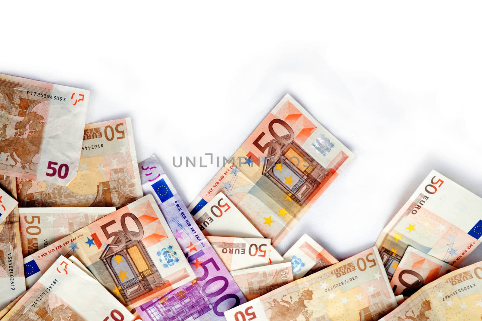 euro bills by carloscastilla