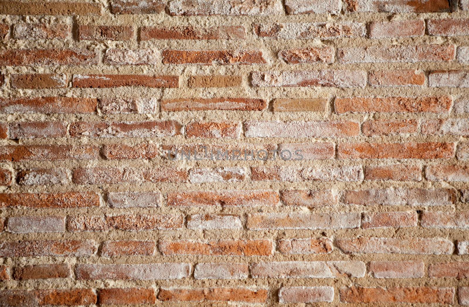 Brick wall background by carloscastilla