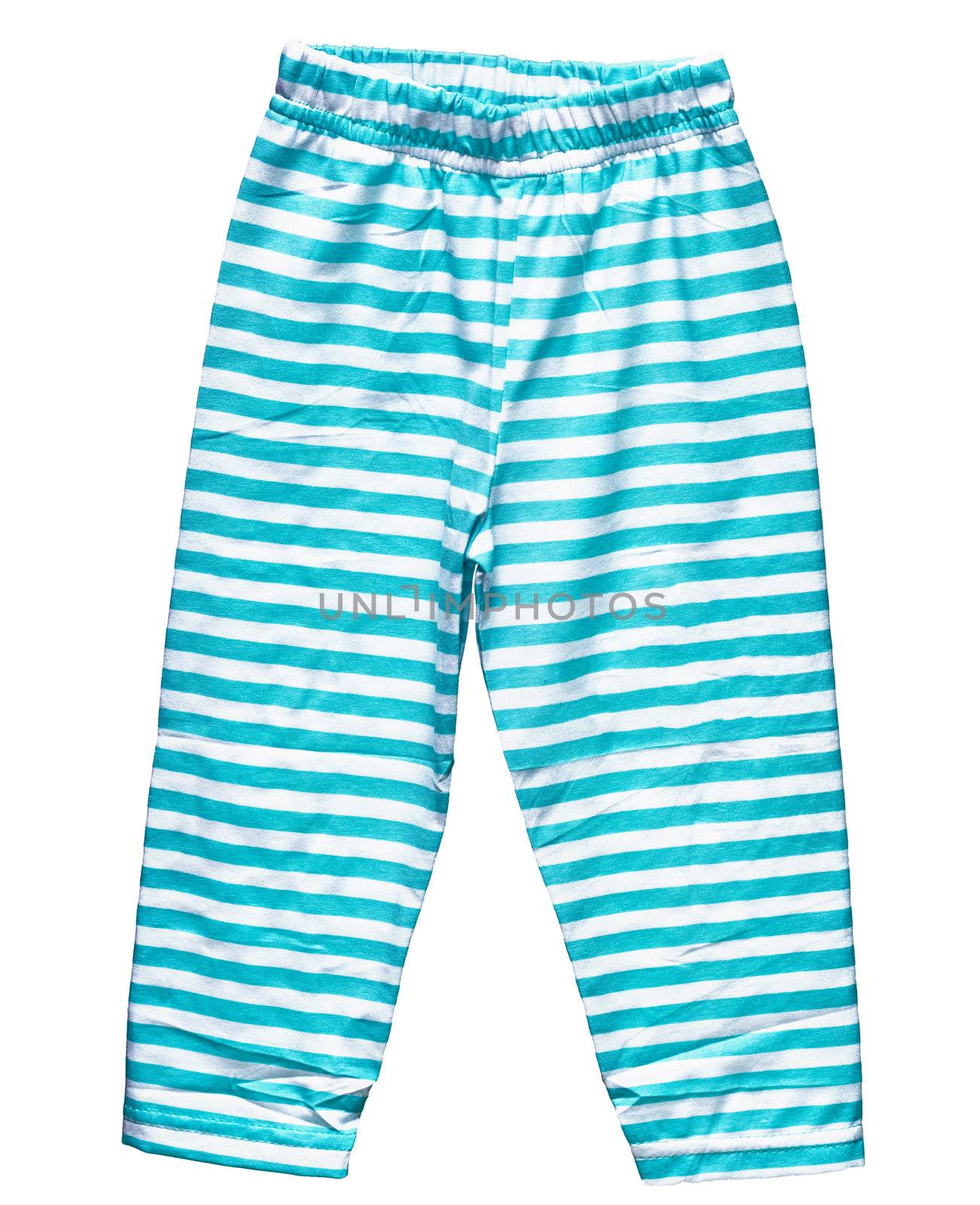 Striped blue summer pants for boys by pzaxe