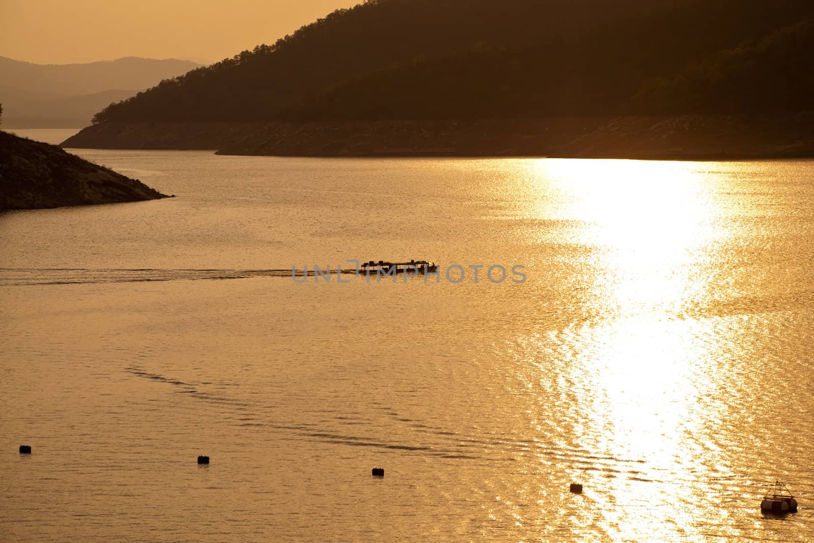 The Bhumibol Dam(formerly known as the Yanhi Dam) in Thailand. The dam is situated on the Ping River and has a capacity of 13,462,000,000 cubic meter.