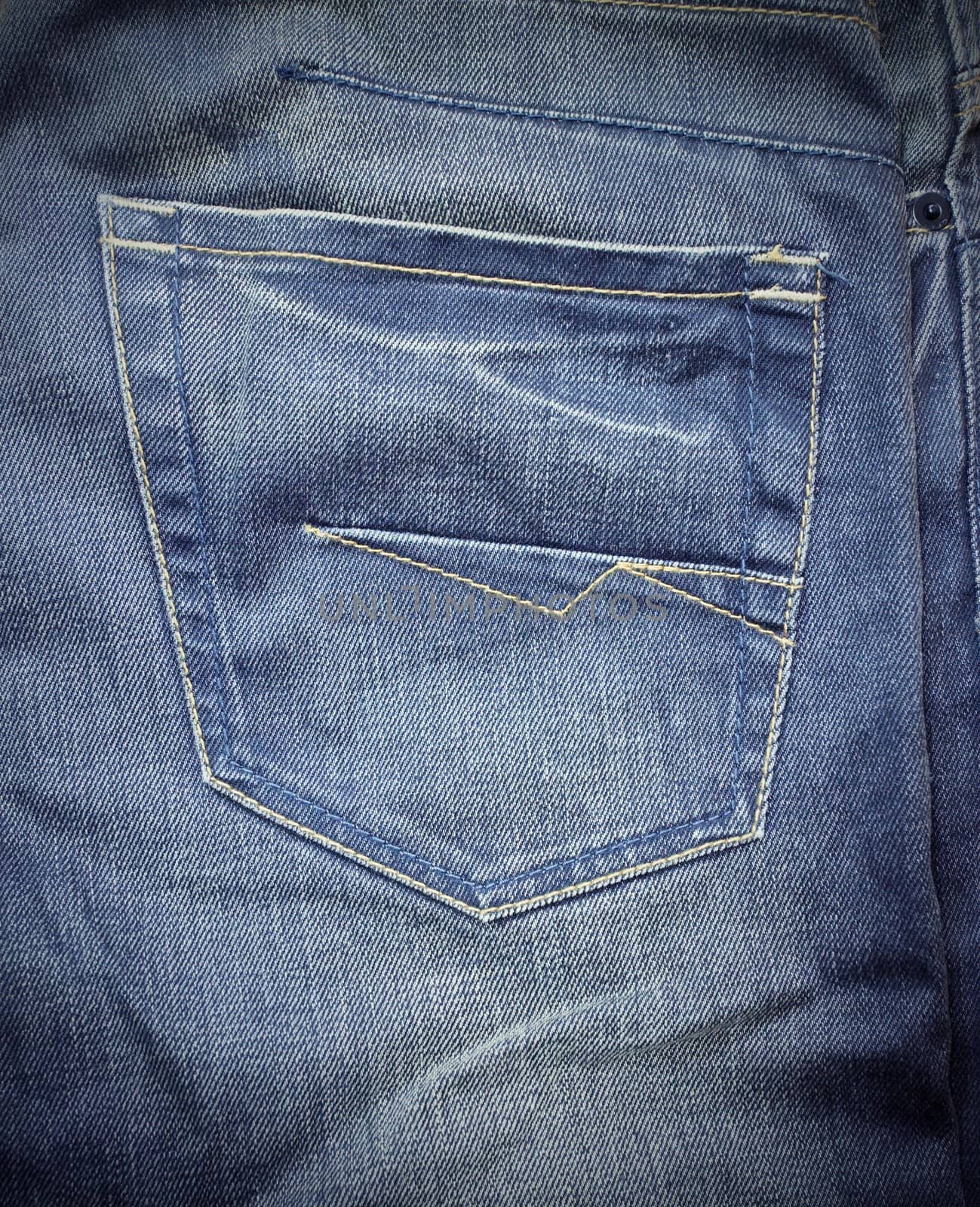 jeans back pocket as background