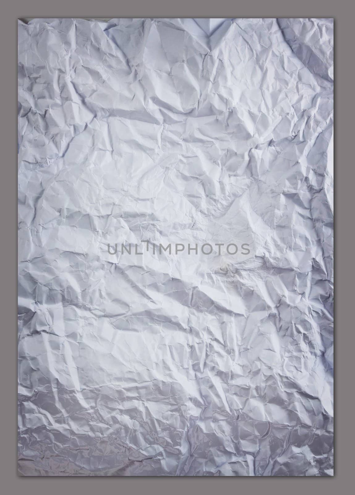 white paper texture on gray background