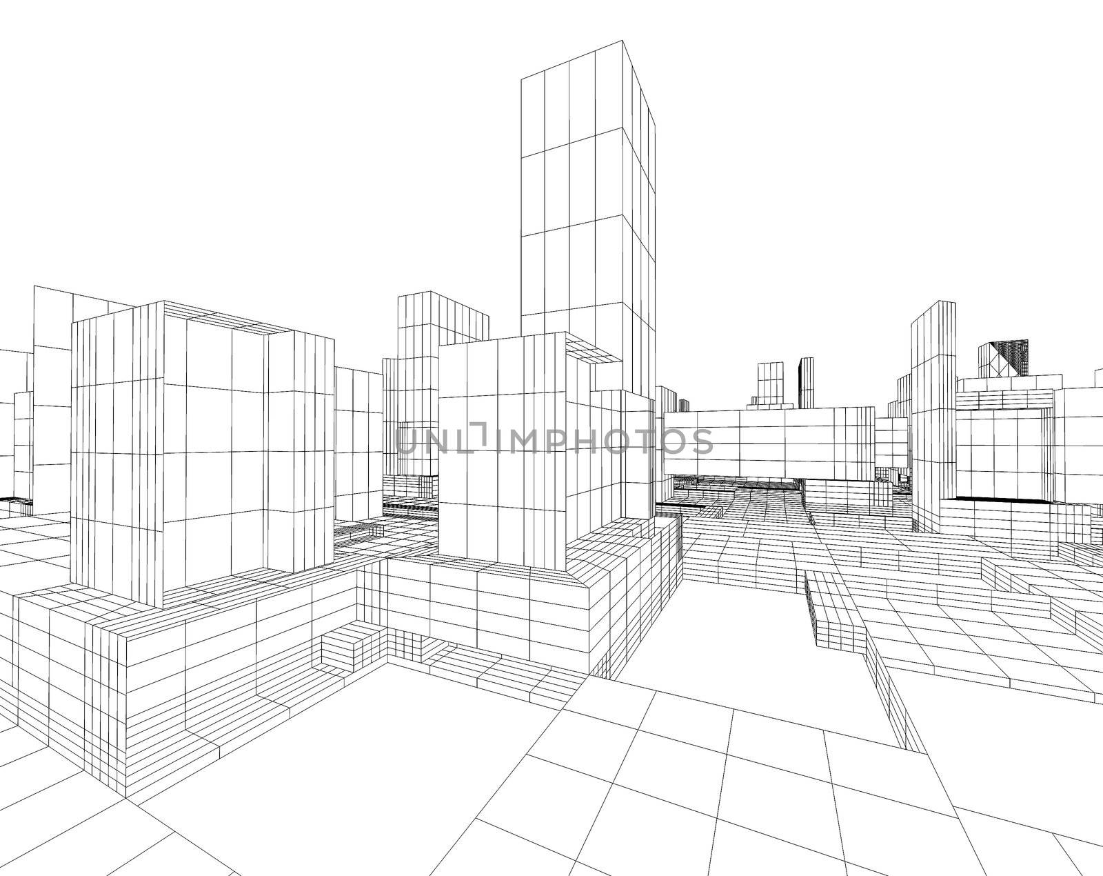 Architecture blueprint by carloscastilla