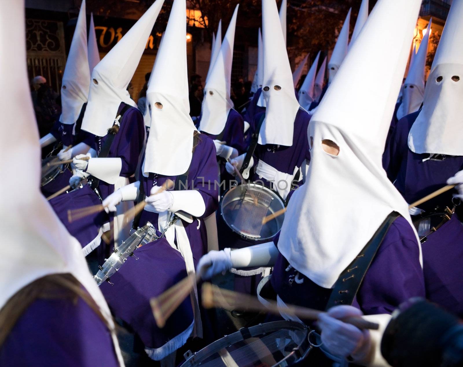 Close up image of Easter procession