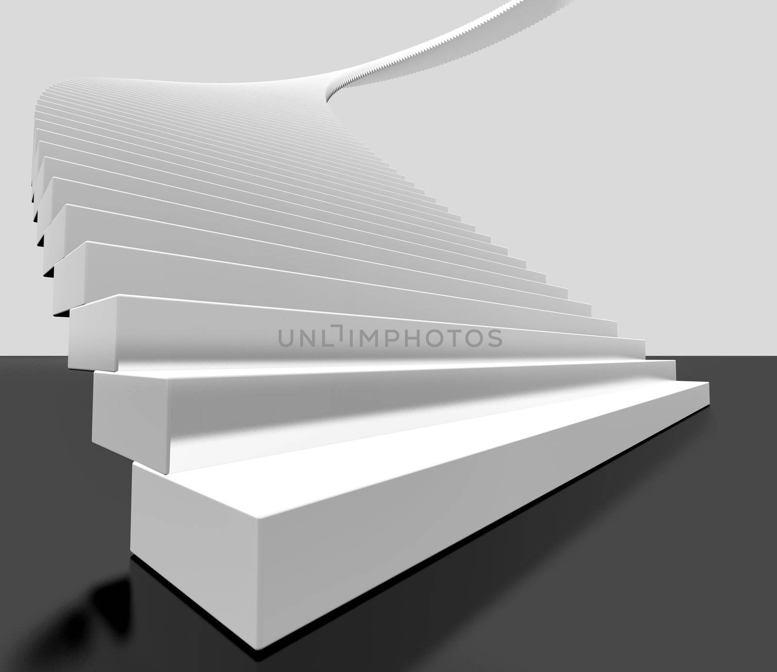 White ladder by carloscastilla