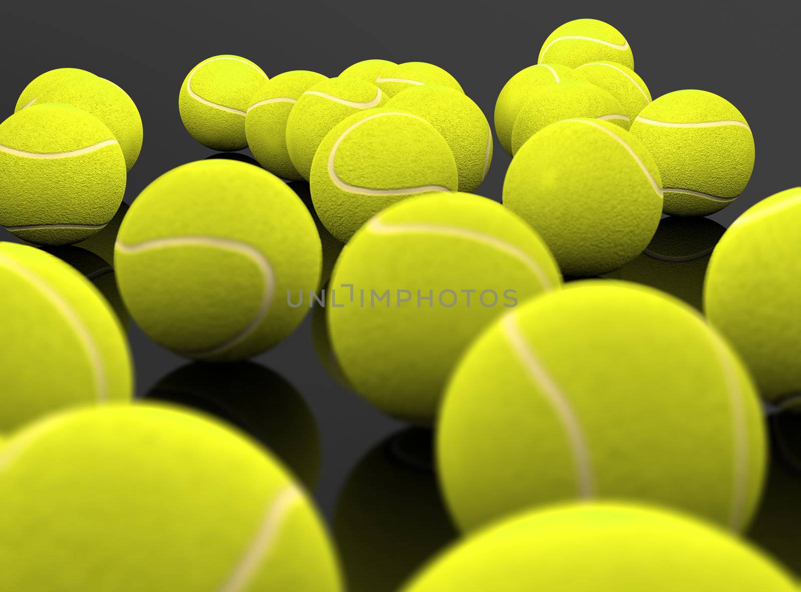 Tennis ball by carloscastilla