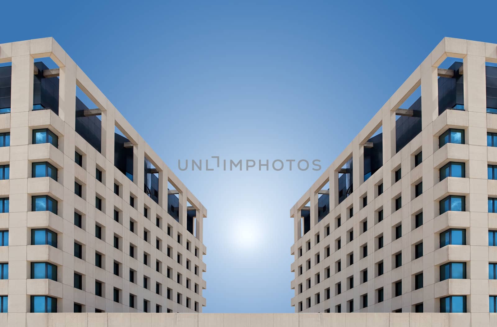 Front image of modern building