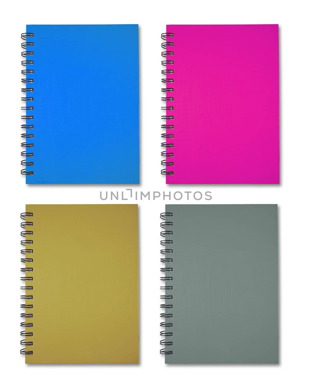 Blue pink brown grey Note Book