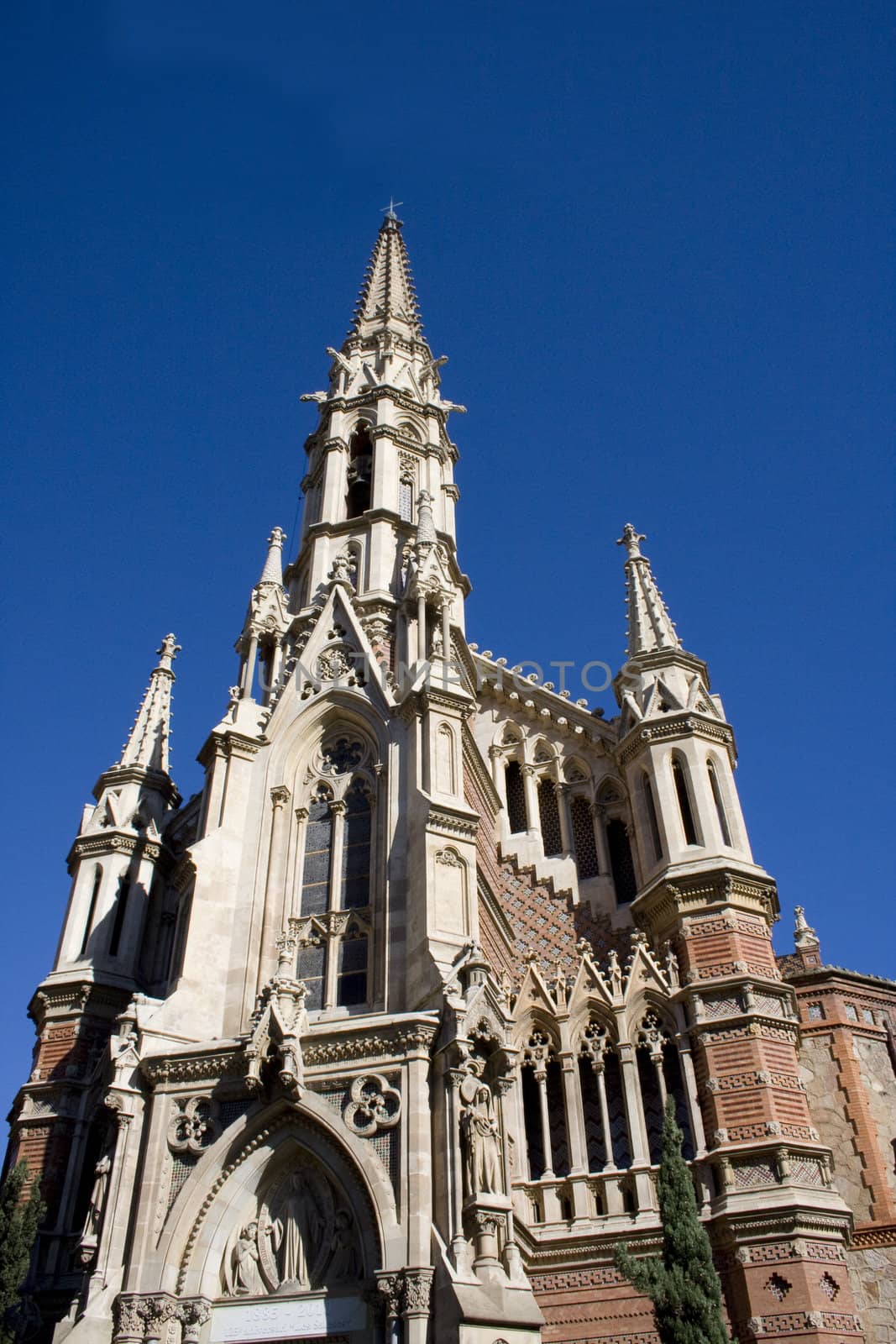 Baroque Church against blue sky