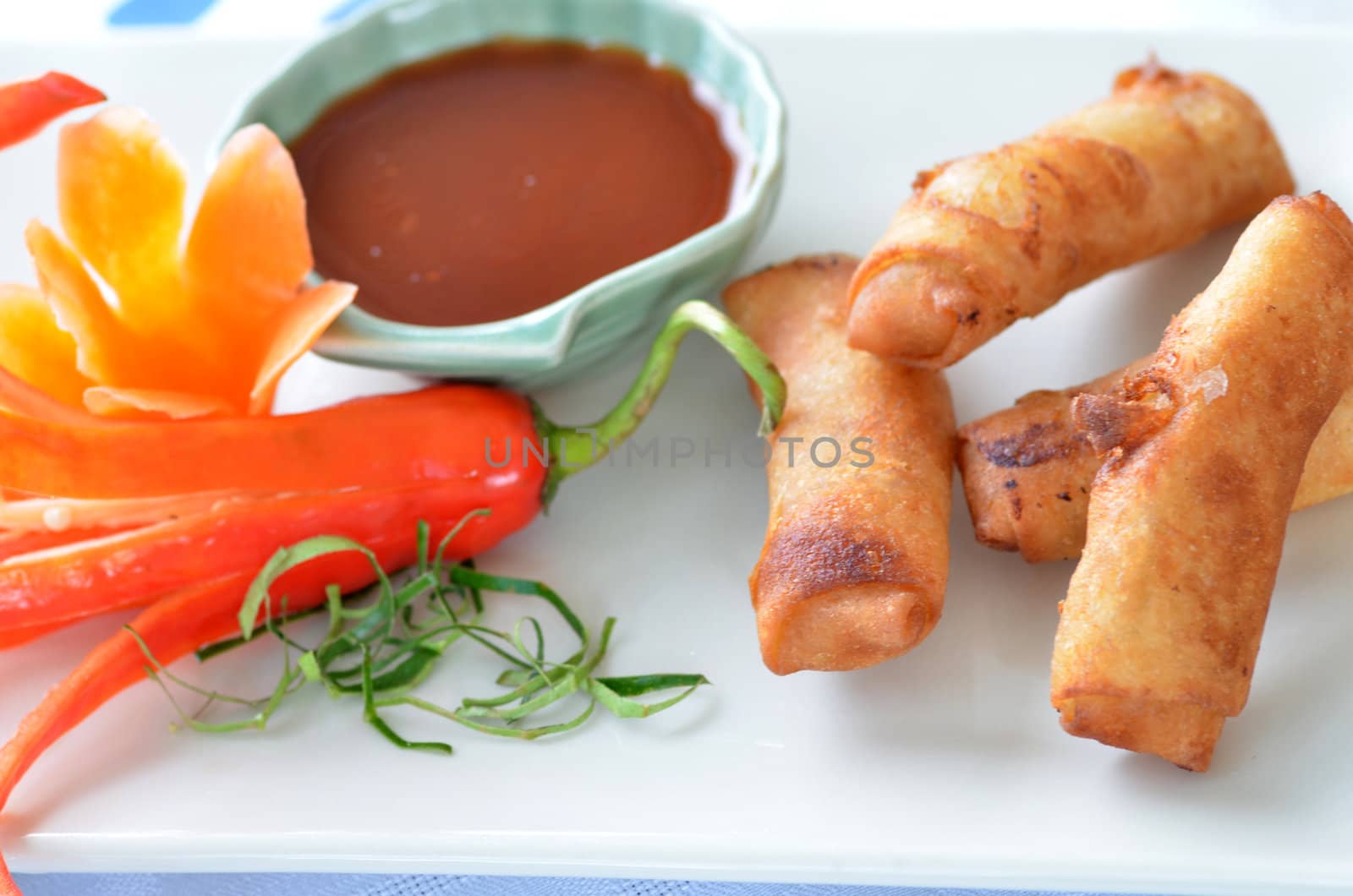 veg spring rolls