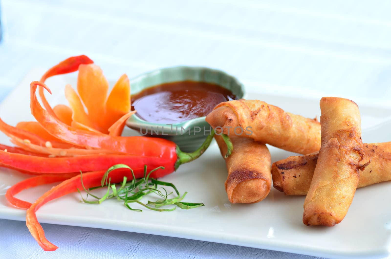 veg spring rolls