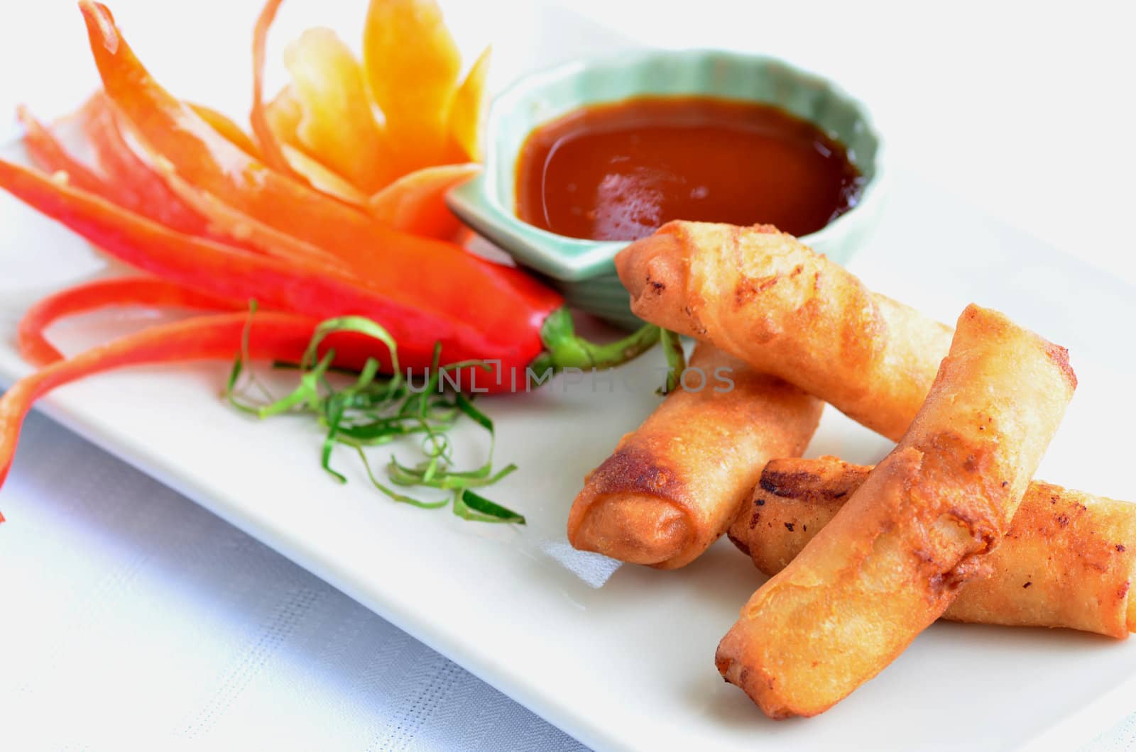 veg spring rolls