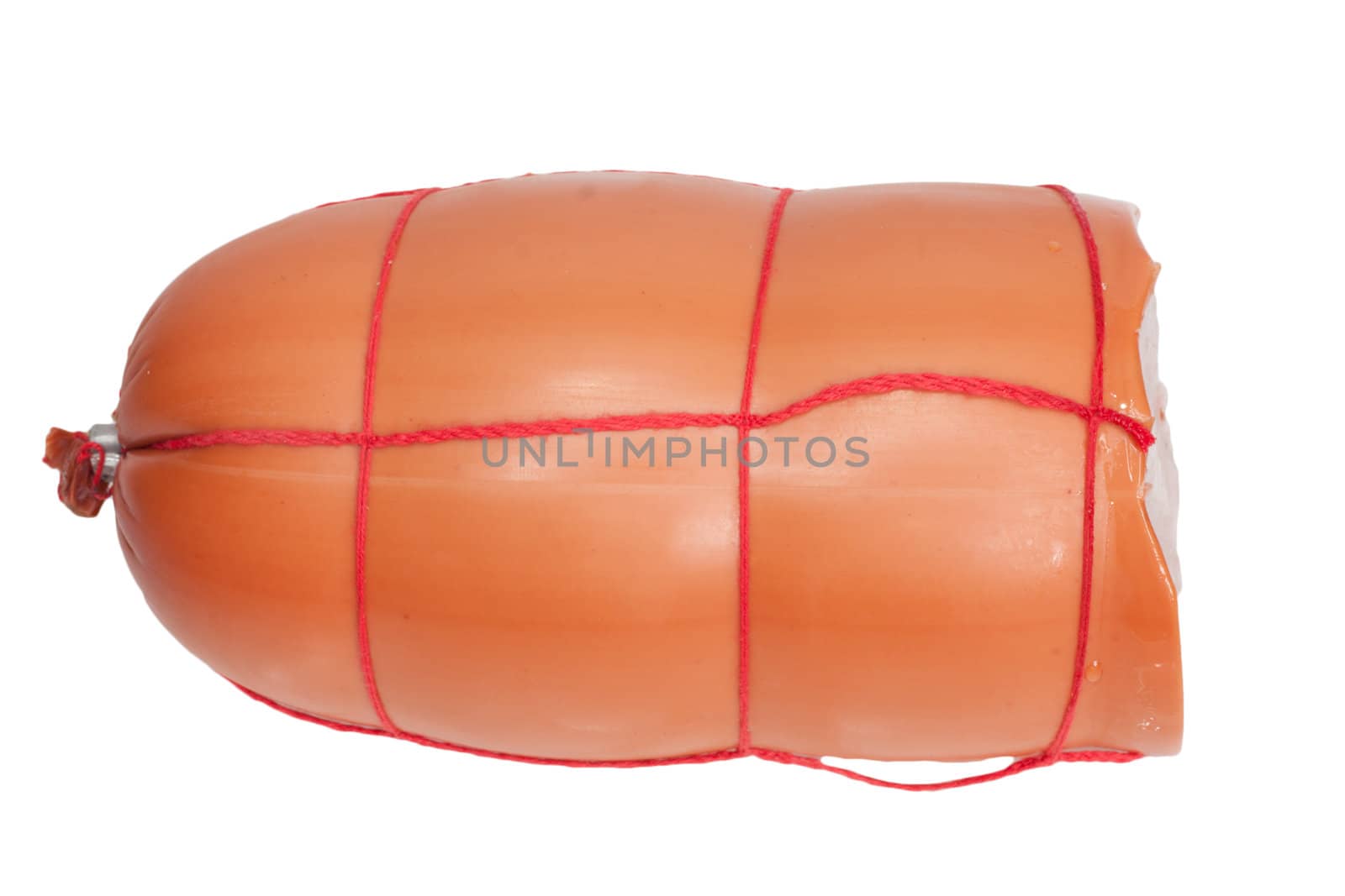 sausage on a white background