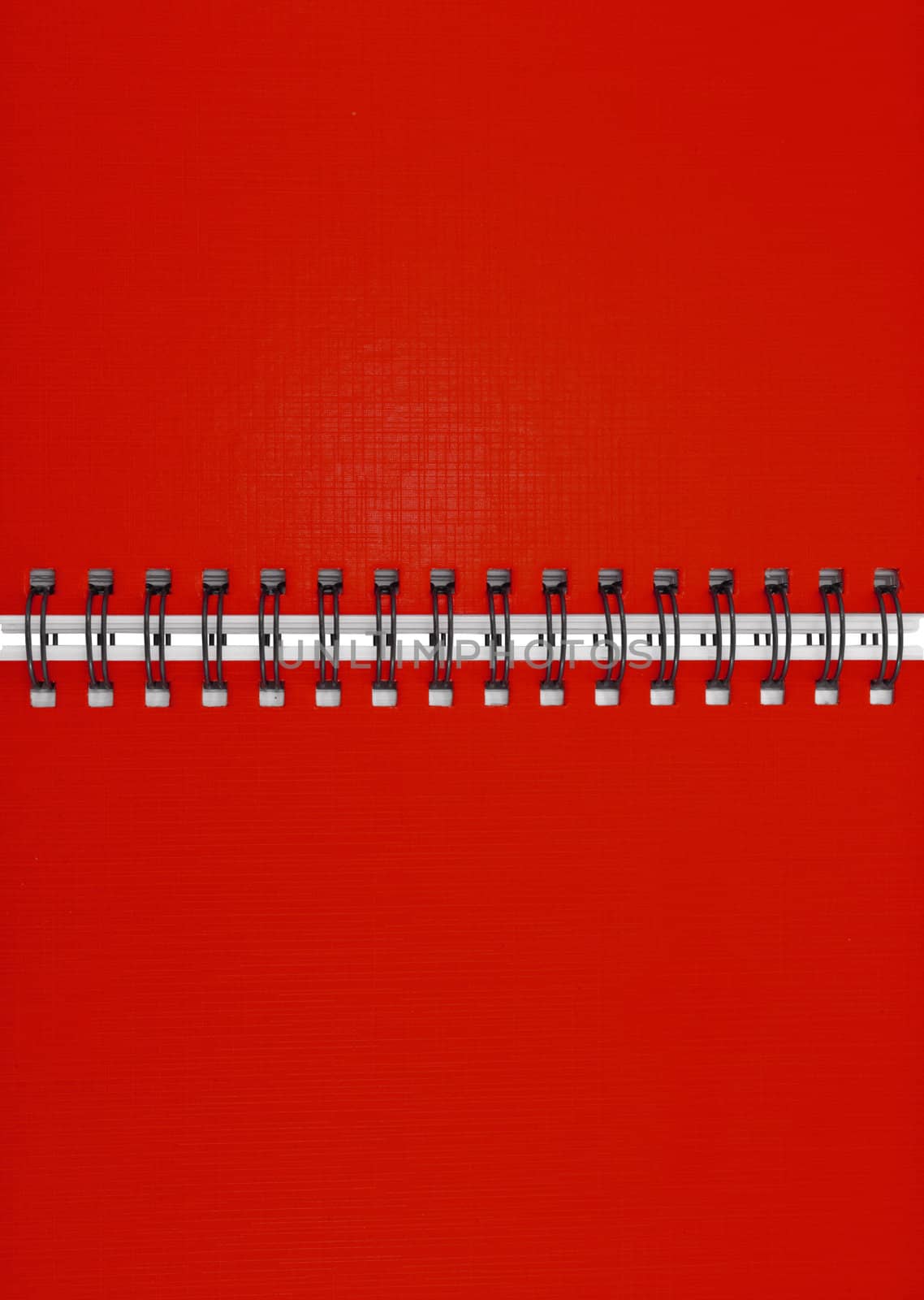 Red Blank Note Book as background