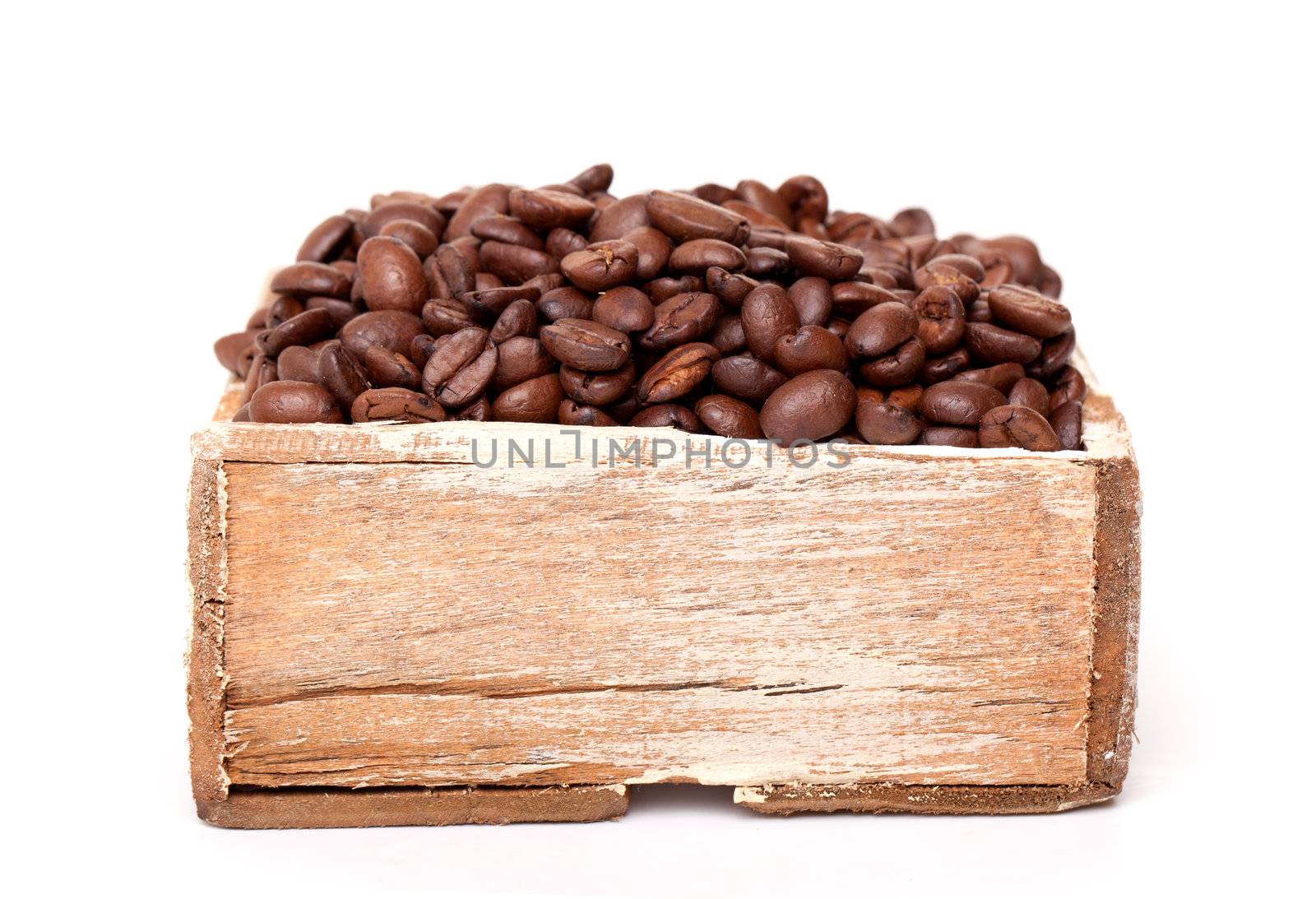 coffee beans, isolated on white background by motorolka