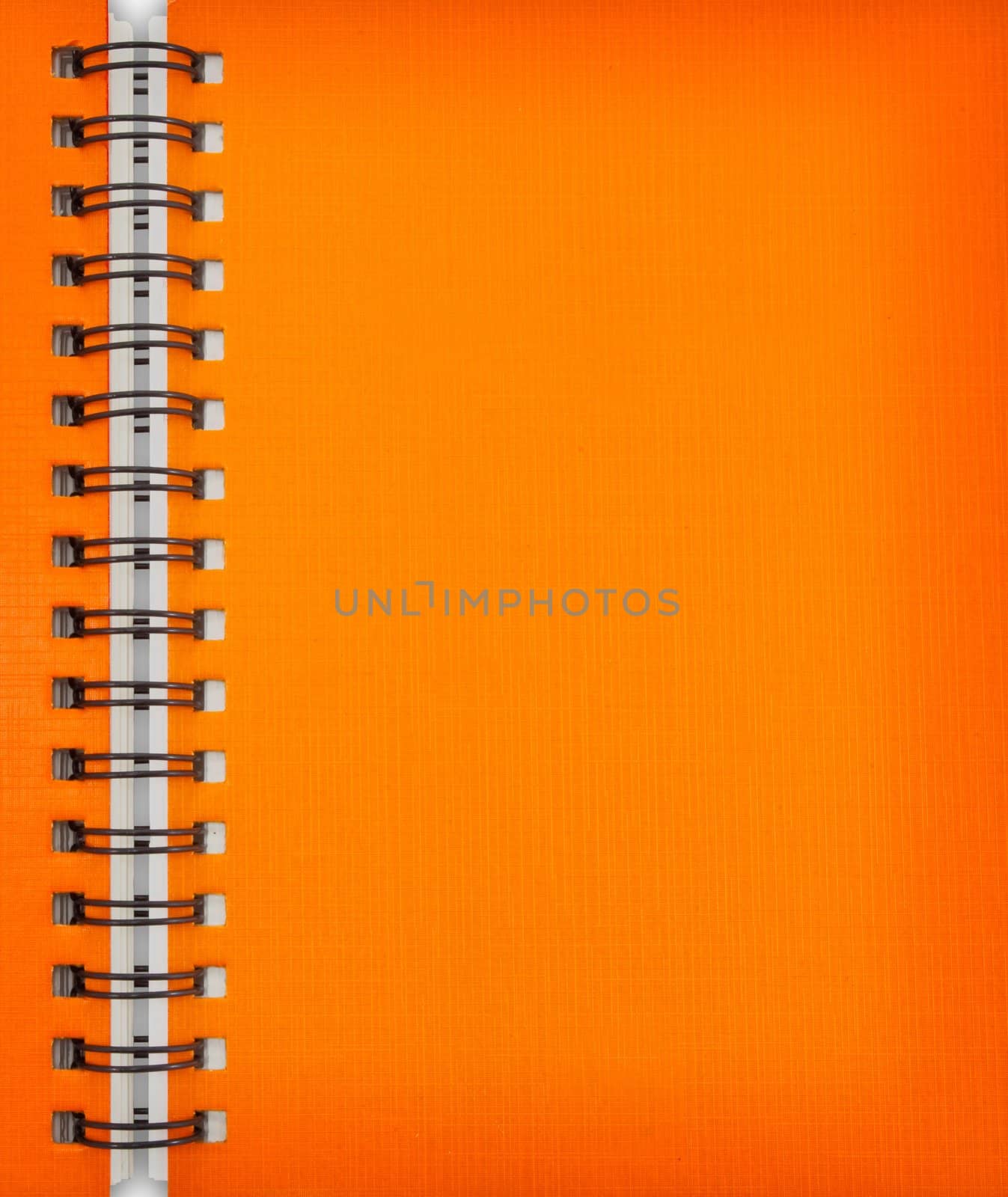 Orange Blank Note Book as background