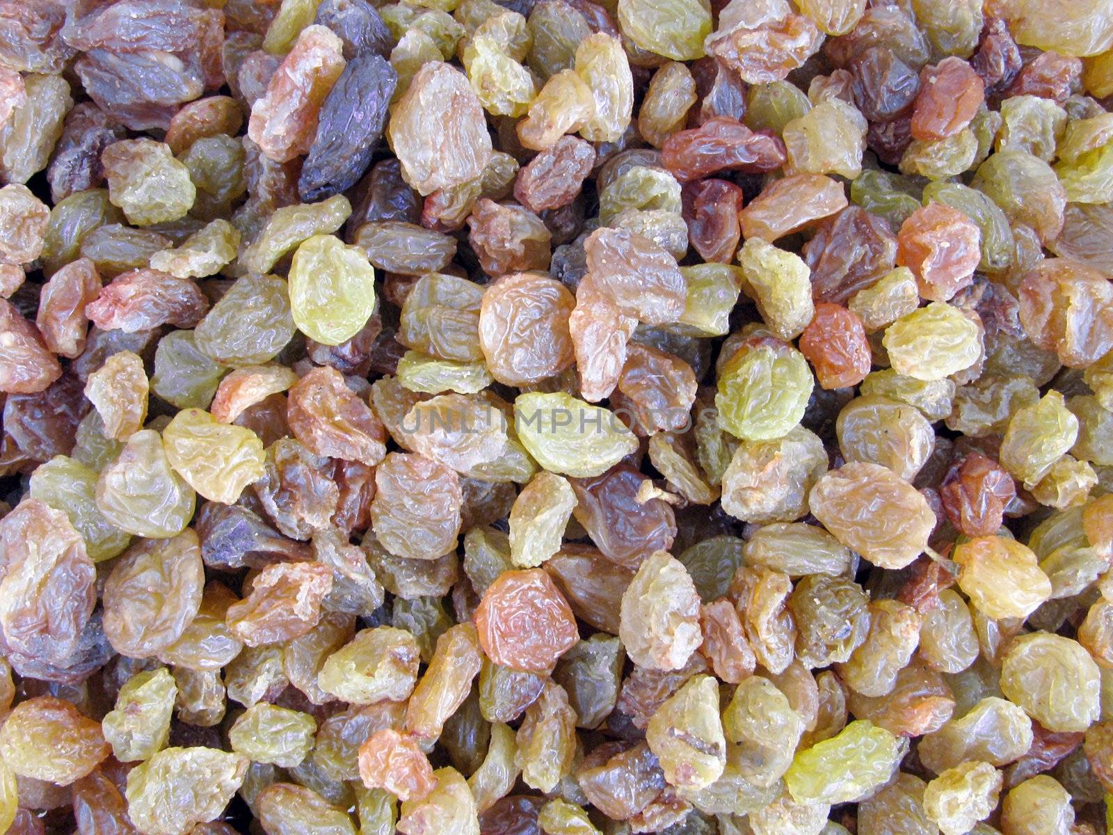 close up of raisins