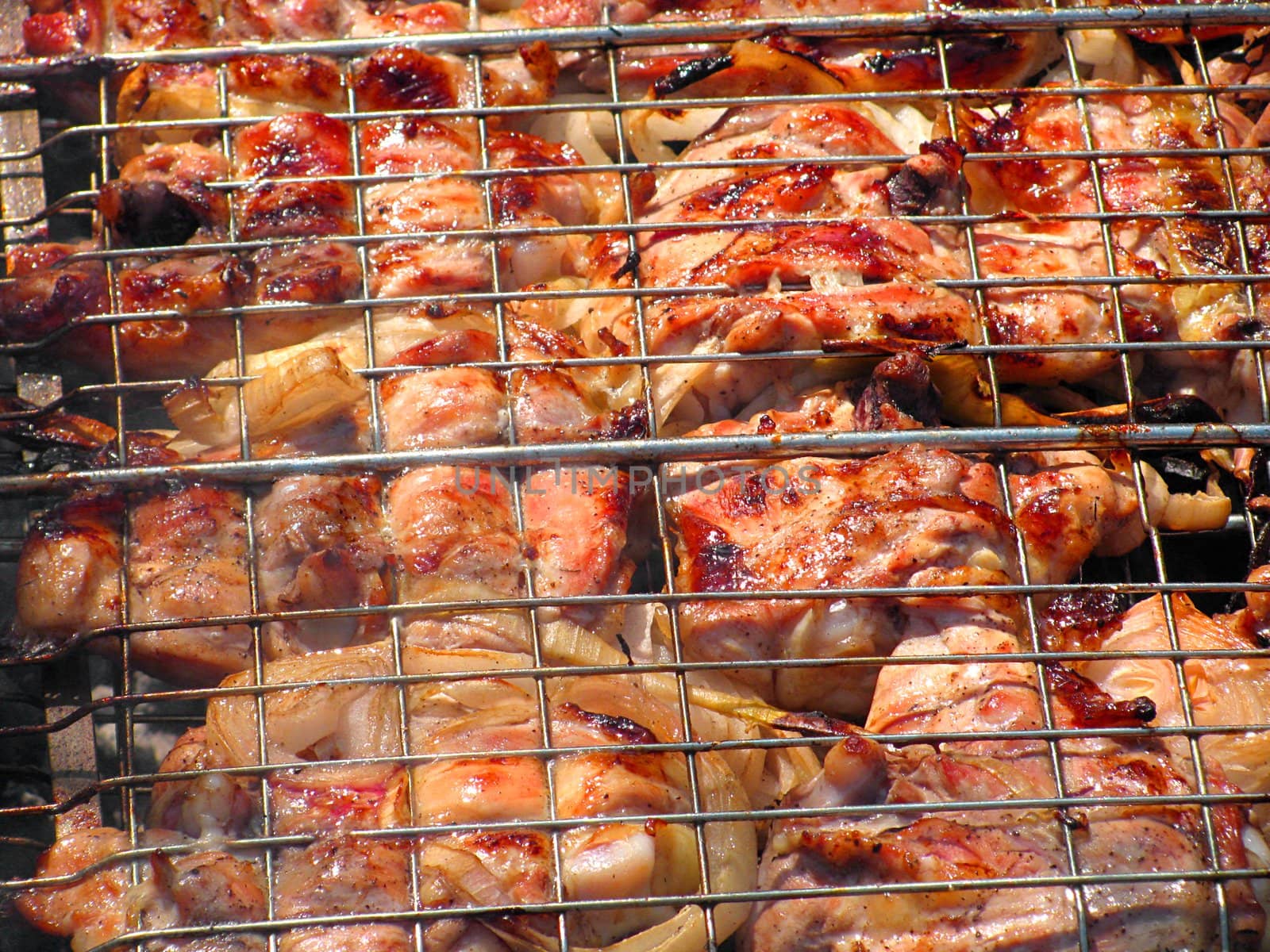 close up of barbecue