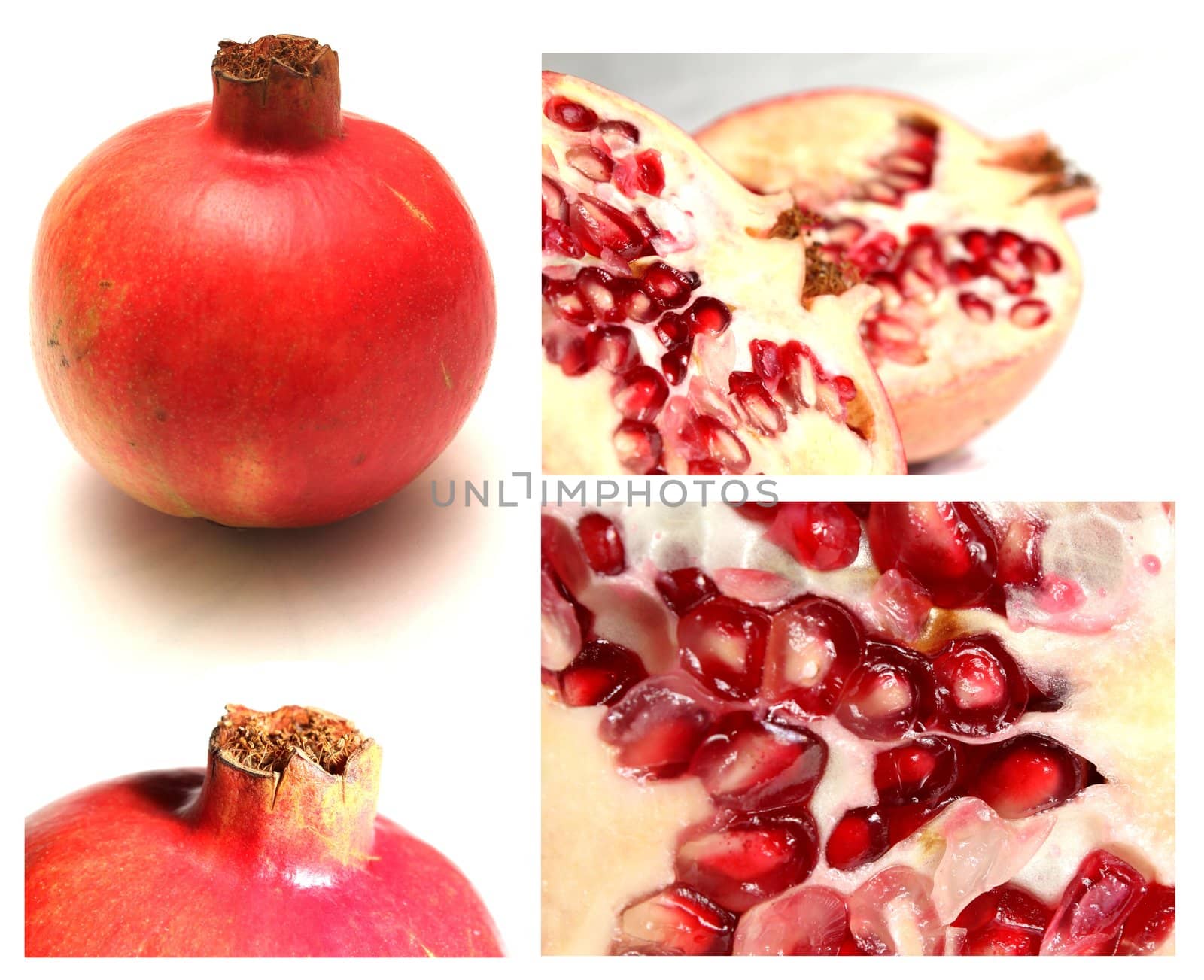 pomegranate collage