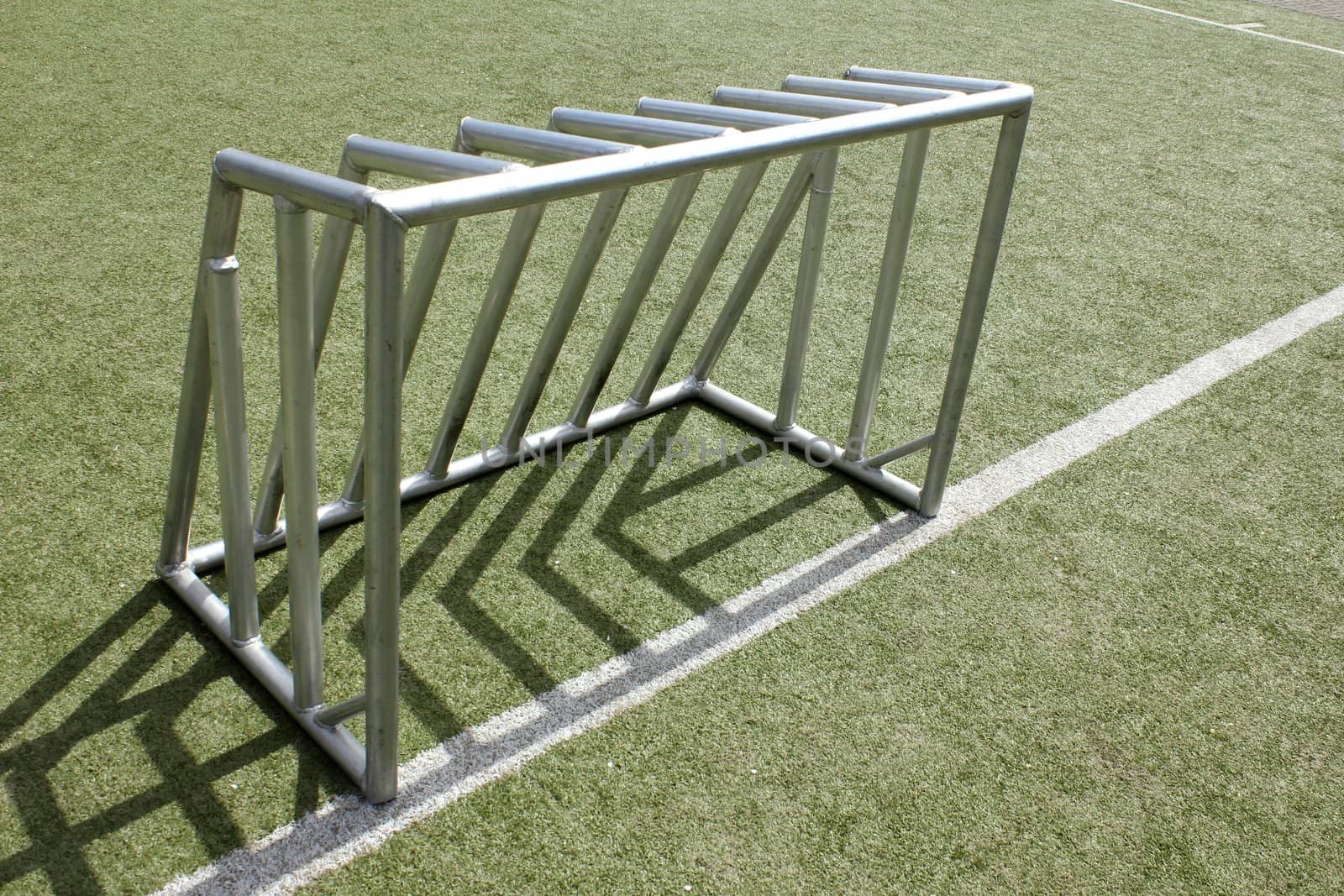 steel football goal