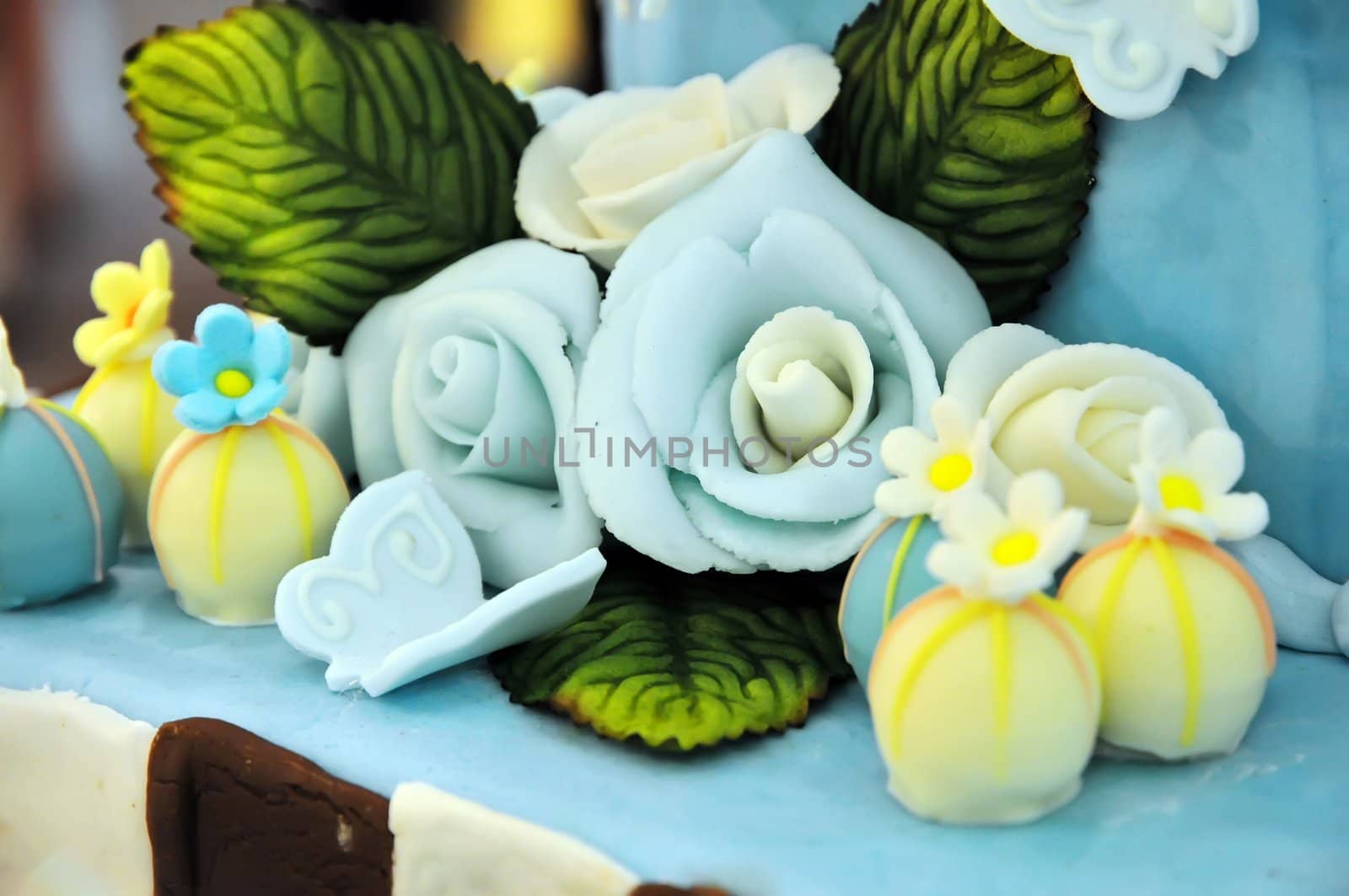 Flowers cake by phanlop88