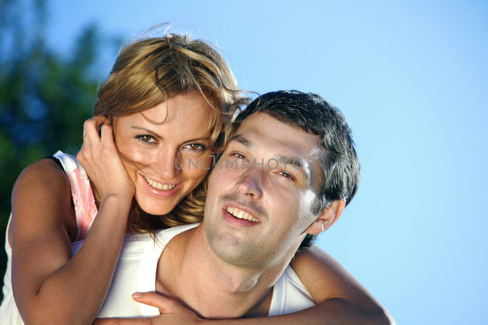 lovers in sky happy in love