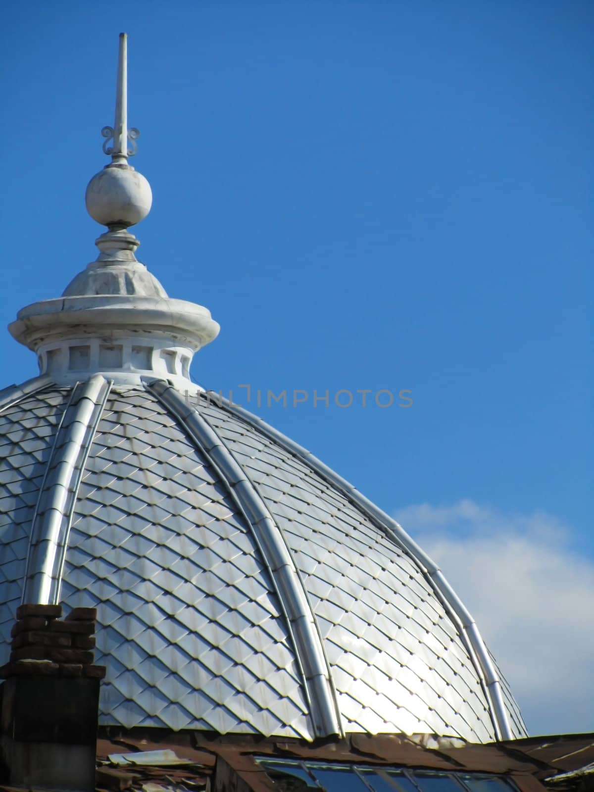 Dome on a blue sky                               