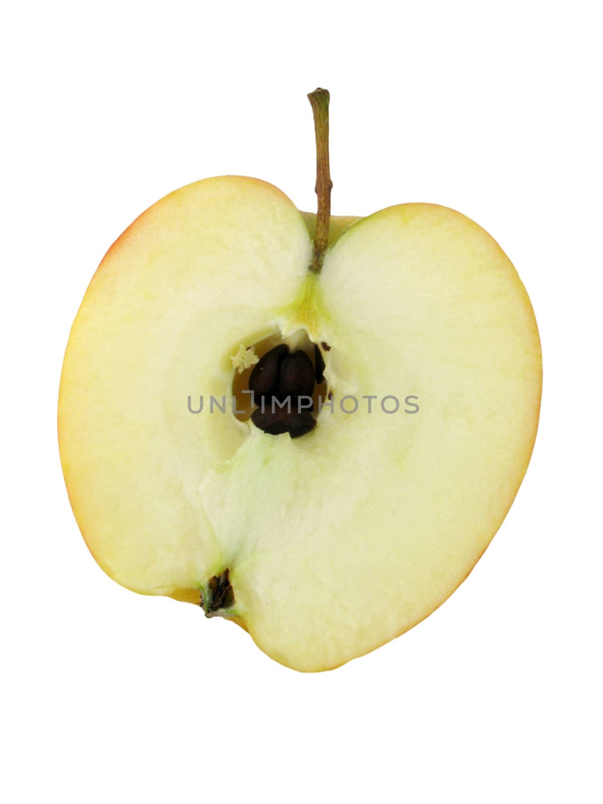 half of apple by romantiche