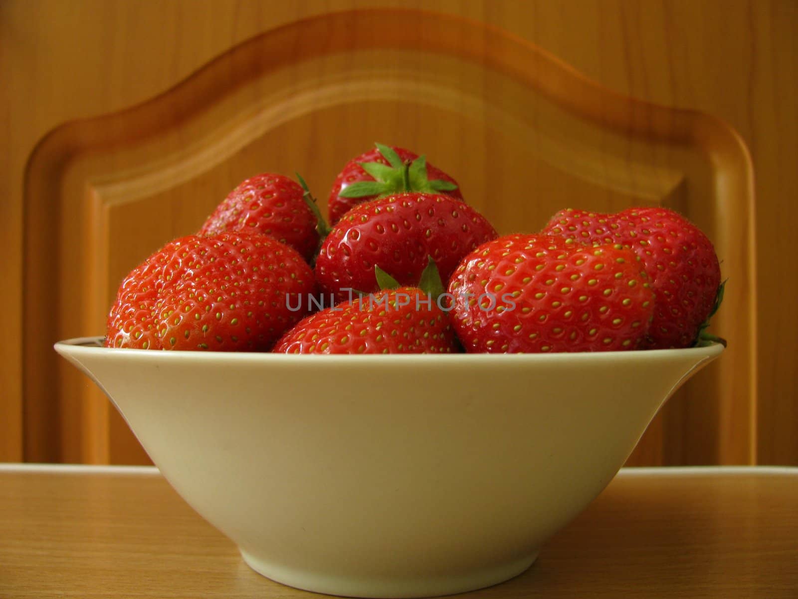 strawberry in a bowl