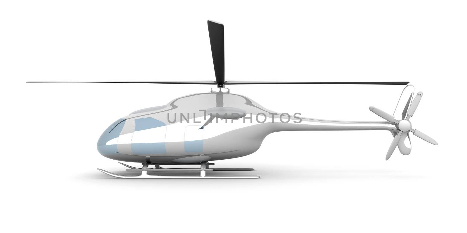 3D rendered Illustration. Isolated on white.