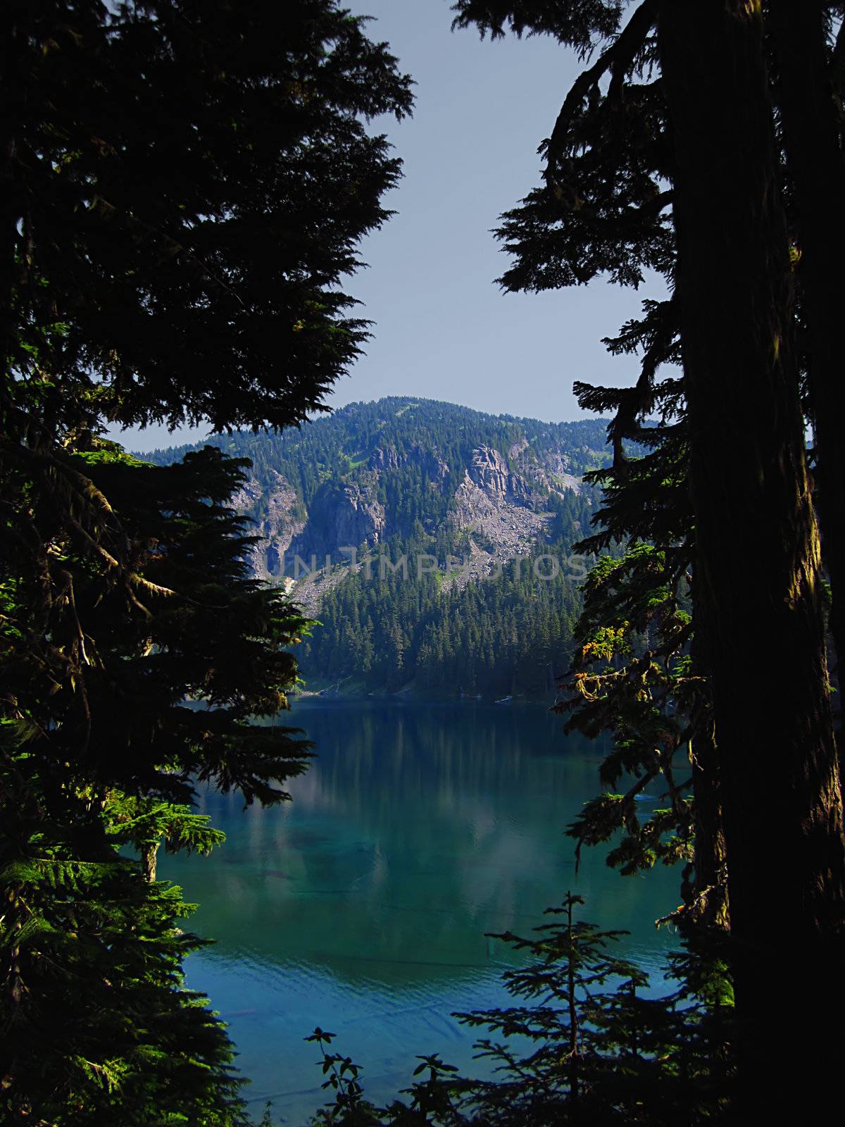 A photograph of mountain scenery.