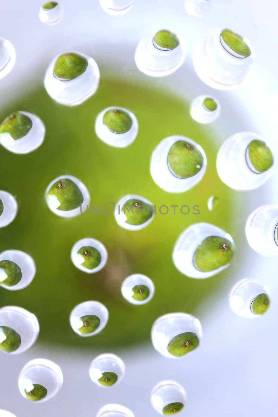 lime water drops by Teka77