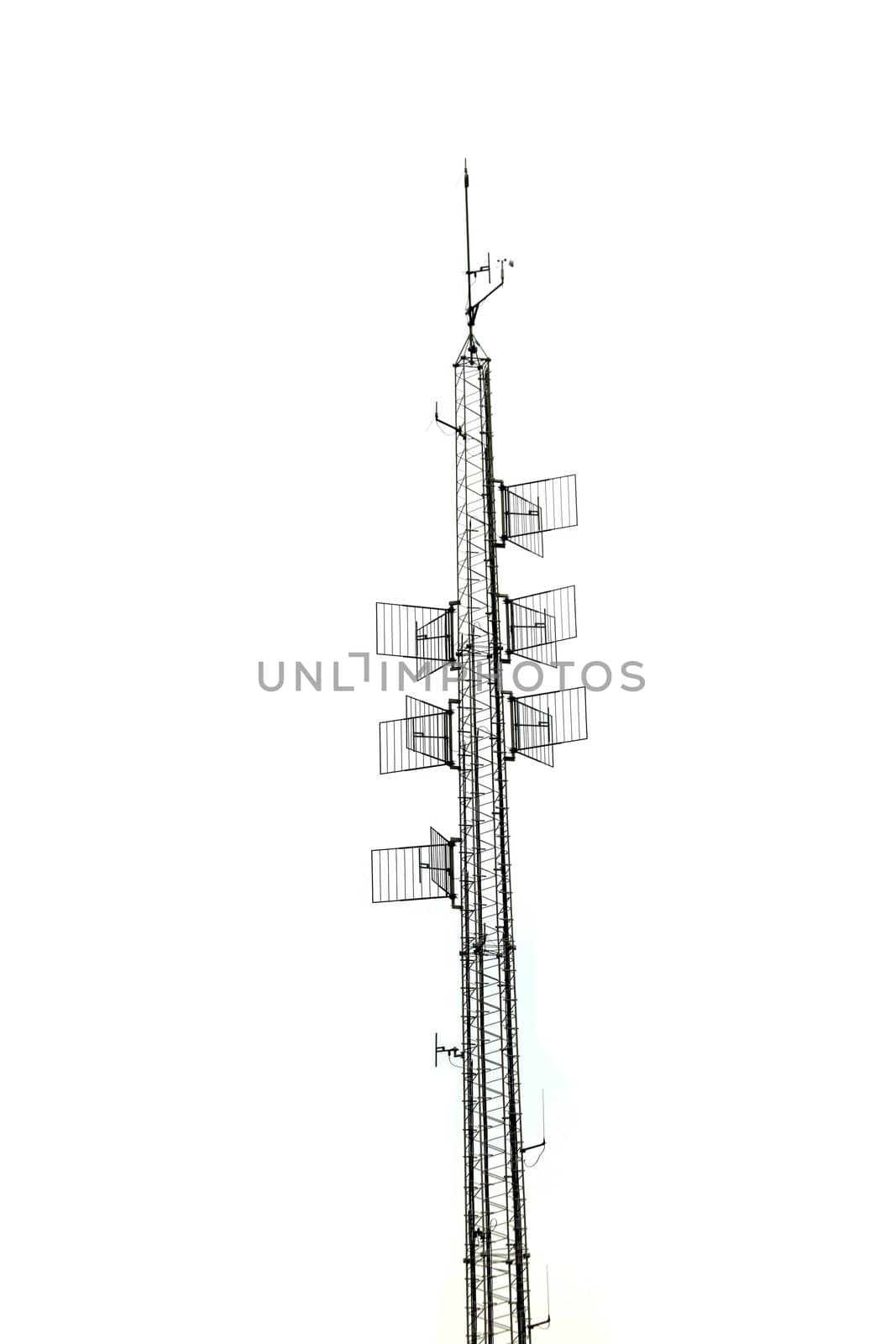 isolated radio tower