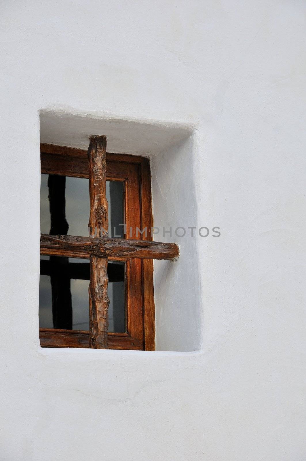 Typical window of the houses of the people of the balearic islands