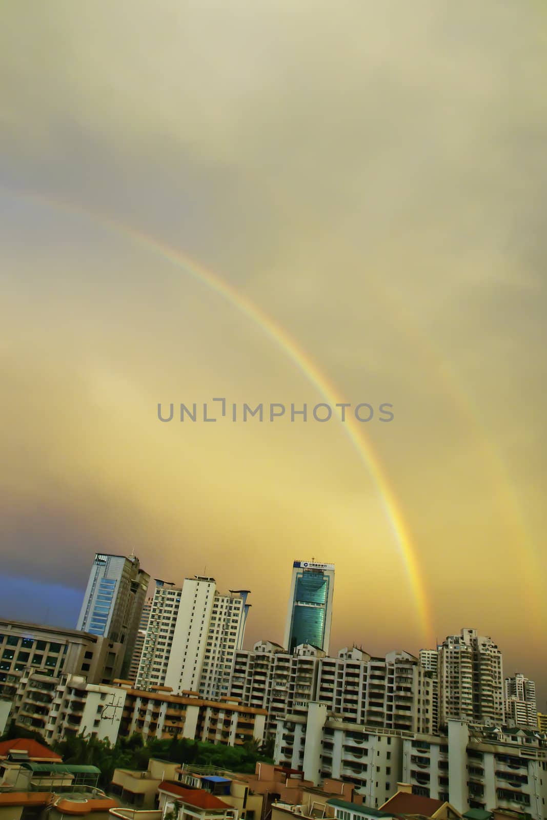 Hainan Island, China is in the tropics, the sky would often beautiful sunset