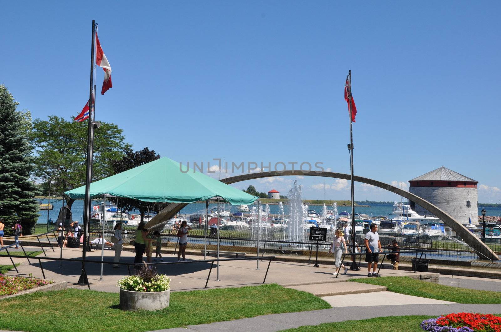 Confederation Arch Fountain in Kingston by sainaniritu