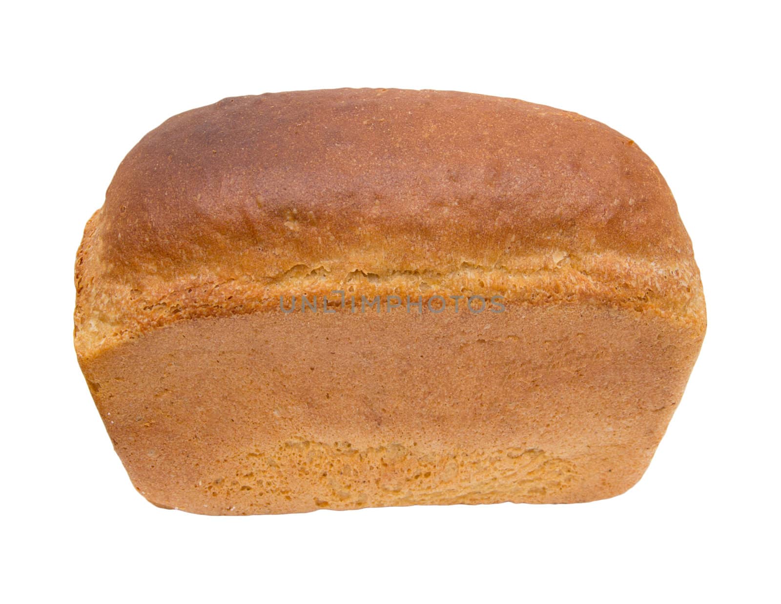 bread on a white background