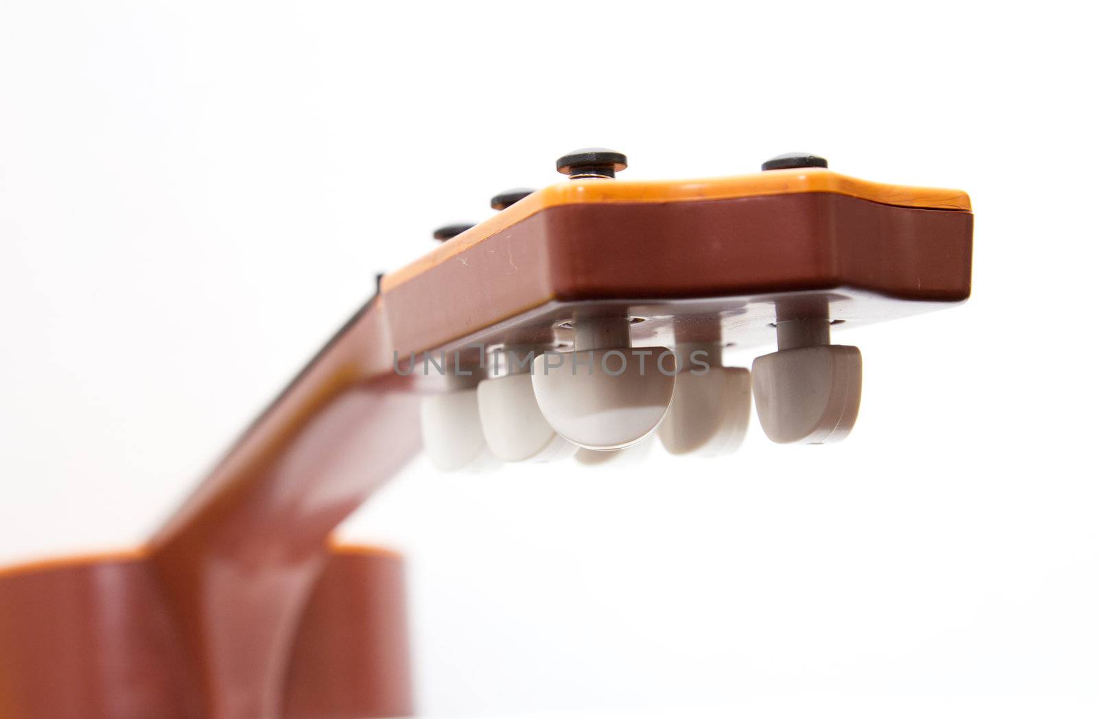 guitar on a white background
