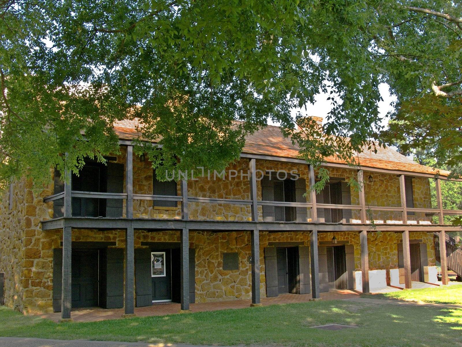 The old stone fort inNacogdoches Texas is on the Stephen F.Austin University