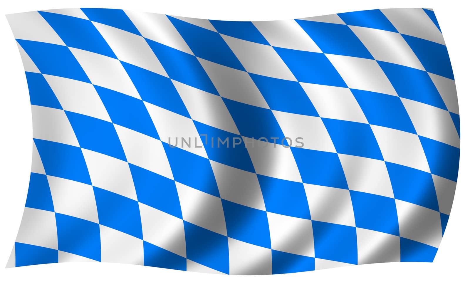 bavaria flag in wave by nadil