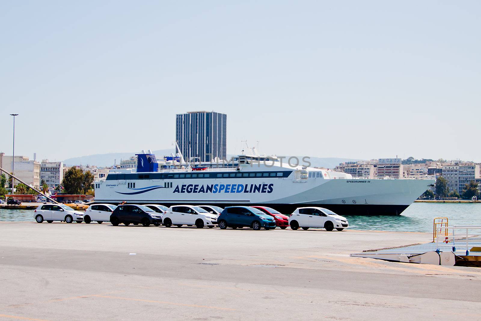 Piraeus is the biggest port in Greece and Europe in terms of passenger volume and one of the biggest commercial