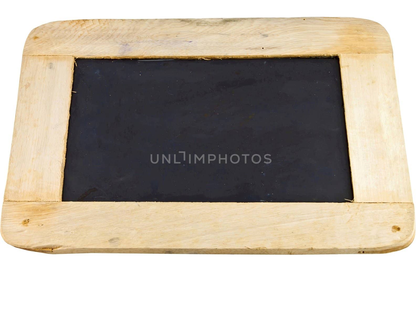 Blank chalkboard in wooden frame