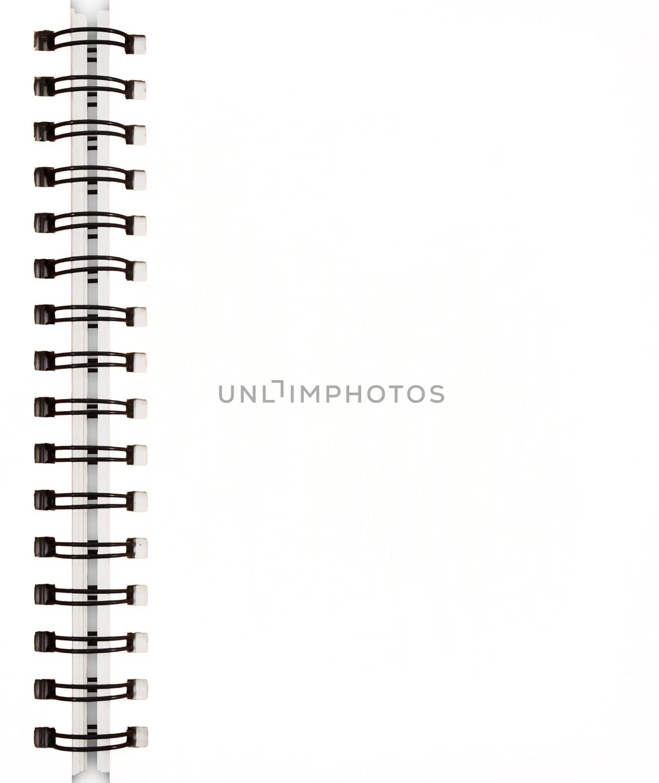 White Blank Note Book as  background