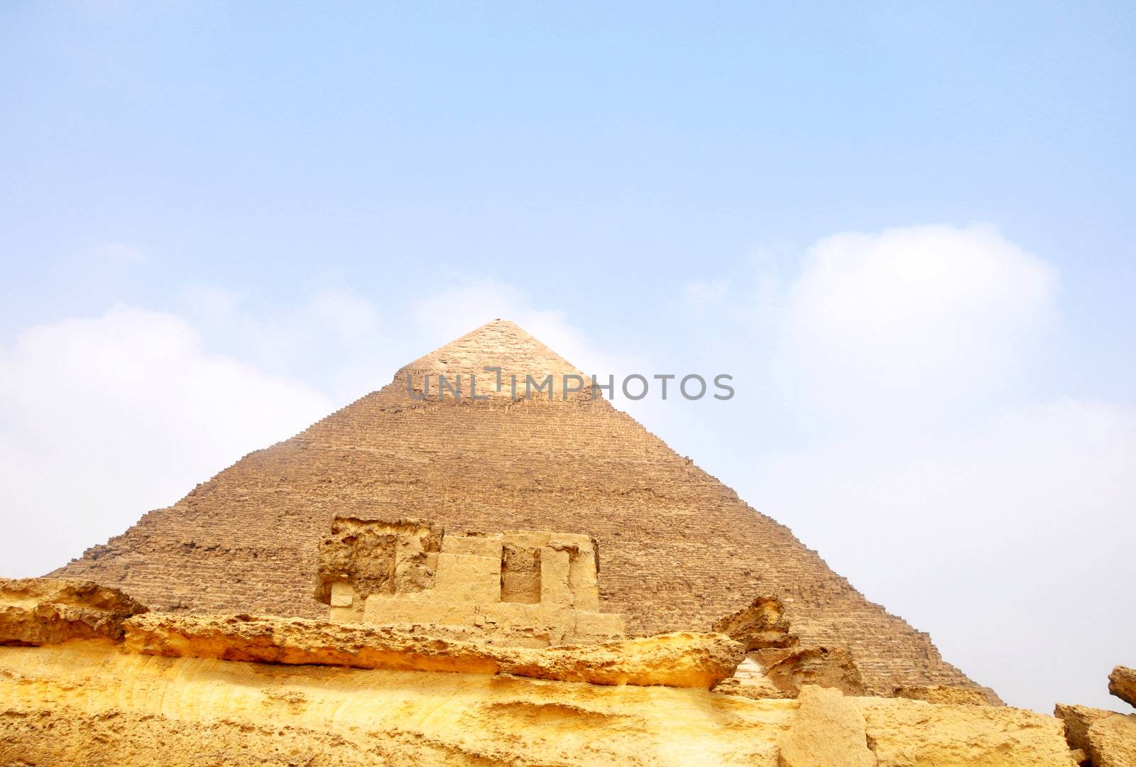 Landmark of the famous Pyramid in Cairo,Egypt